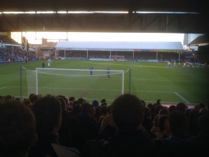 Away Terracing at London Road