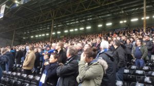Bluenoses enjoying the game at Fulham!
