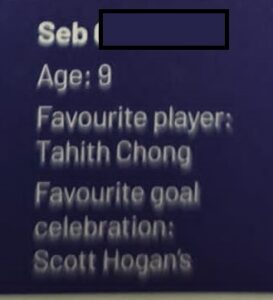 SEB'S PROGRAMME ENTRY